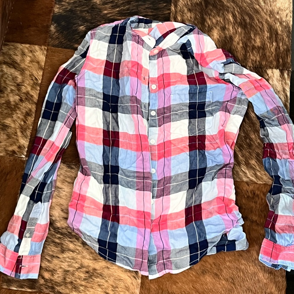 So the perfect shirt button down flannel shirt